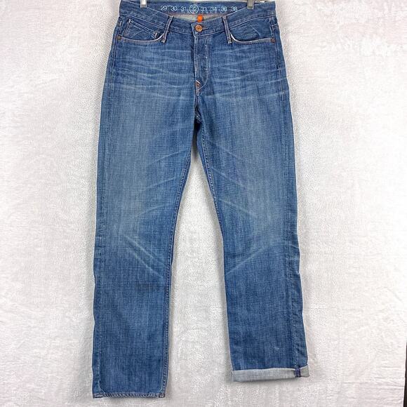Earnest Sewn Other - VTG Earnest Sewn Jeans Men 32 Fulton Straight Whiskered Faded Y2K Made in USA